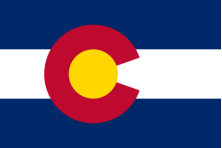 Colorado 5'x8' Embroidered Flag ROUGH TEX® 600D