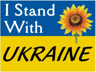 I Stand With Ukraine Sunflower 2'x3' Flag ROUGH TEX® 100D