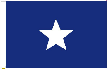 Bonnie Blue 12"x18" Stick Flag ROUGH TEX® 100D 30" Wooden Stick