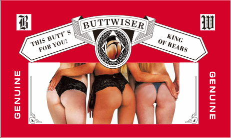 Butt Weiser 3'X5' Flag ROUGH TEX® 100D