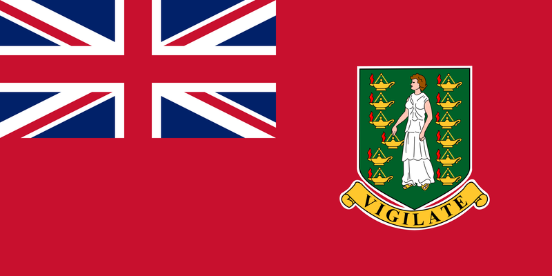 Civil Ensign of the British Virgin Islands British Empire Red Ensign 3'x6' Flag ROUGH TEX® Cotton