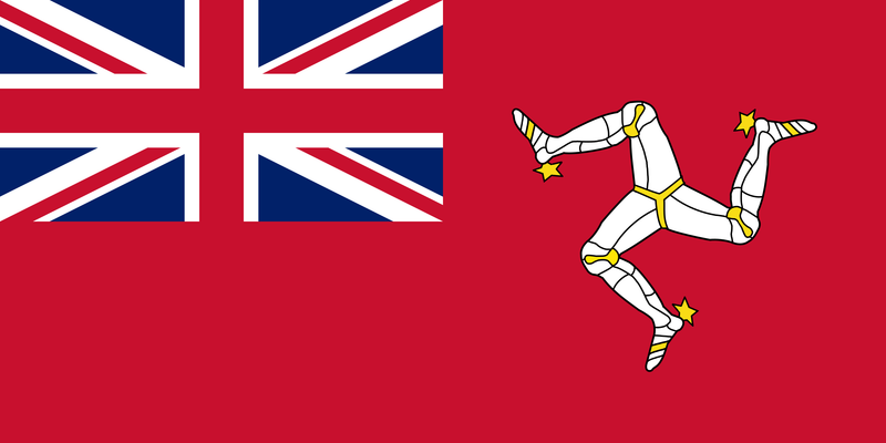 Civil Ensign of the Isle of Man British Empire Red Ensign 3'x6' Flag ROUGH TEX® Cotton