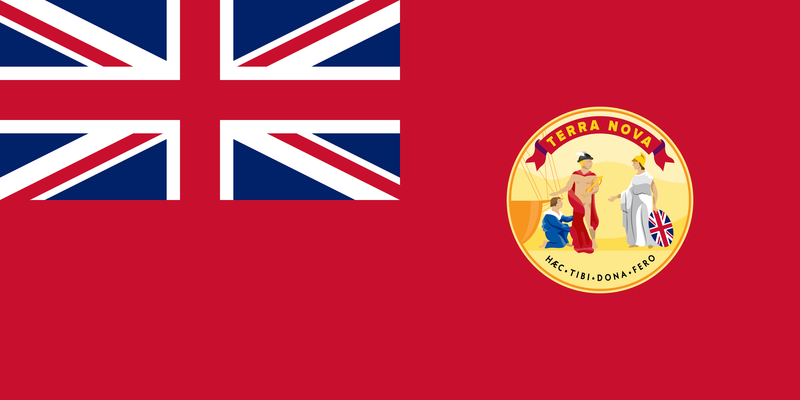 Dominion of Newfoundland Red British Empire Ensign 3'x6' Flag ROUGH TEX® Cotton