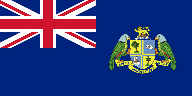 Dominica 1961-1978 British Empire Blue Ensign 3'x6' Flag ROUGH TEX® Cotton