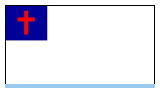 Christian 5'x8' Embroidered Flag ROUGH TEX® 600D