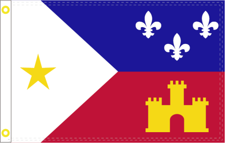 Acadiana 3'x5' Flag ROUGH TEX® 68D