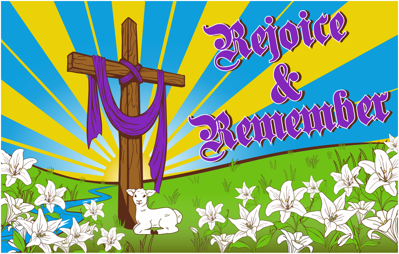 Rejoice & Remember 3'X5' Flag ROUGH TEX® 100D