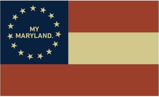 Maryland First Infantry 3'x5' Flag ROUGH TEX® 100D