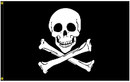 Pirate Jolly Roger 2'x3' Flag ROUGH TEX® 100D