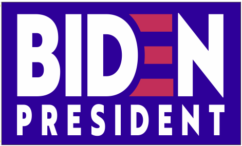 Biden President 12"x18" Stick Flag ROUGH TEX® 100D 30" Wooden Staff