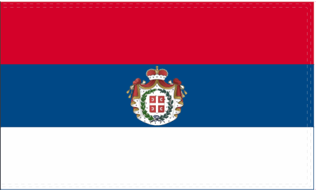 Serbia Royal 1832 3'X5' Flag ROUGH TEX® 100D