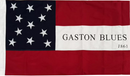 Gaston Blues 37th 3'x5' Embroidered Flag ROUGH TEX® Cotton