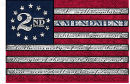 2nd Amendment Betsy Ross 12"x18" Car Flag ROUGH TEX® Knit Double Sided
