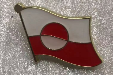 Greenland Wavy Lapel Pin