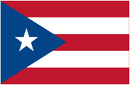 Puerto Rico Dark Blue 12"x18" Car Flag ROUGH TEX® Knit Double Sided