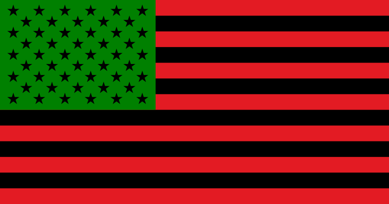 2'x3' 68D USA Afro American Flag