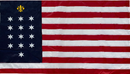 US French Alliance 3'X5' Embroidered Flag ROUGH TEX® 600D