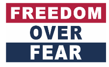 Freedom Over Fear 3'X5' Flag Charlie Kirk Christian American ROUGH TEX® 68D