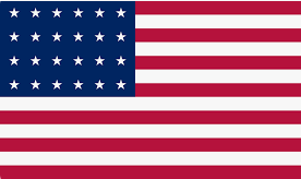 USA 24 Stars 3'X5' Embroidered Flag ROUGH TEX® 600D