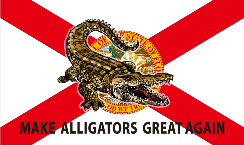 Make Alligators Great Again Florida 3'x5' Flag ROUGH TEX® Ships by August 18 68D