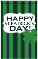 Happy Saint Patrick's Day 12"x18" 100D ROUGH TEX® Double Sided Garden Flag
