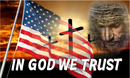 In God We Trust 3'X5' Flag ROUGH TEX® 100D Jesus Christ American Believer Banner USA