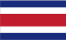 Costa Rica Civil 3'X5' Flag ROUGH TEX® 100D