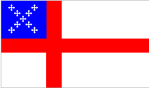 Episcopal 3'X5' Embroidered Flag ROUGH TEX® 300D with Colored Box