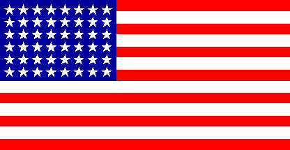 USA 48 Stars 4'x6' Embroidered Flag ROUGH TEX® Cotton