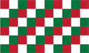 Checkers Red White & Green 3'X5' Flag ROUGH TEX® 100D