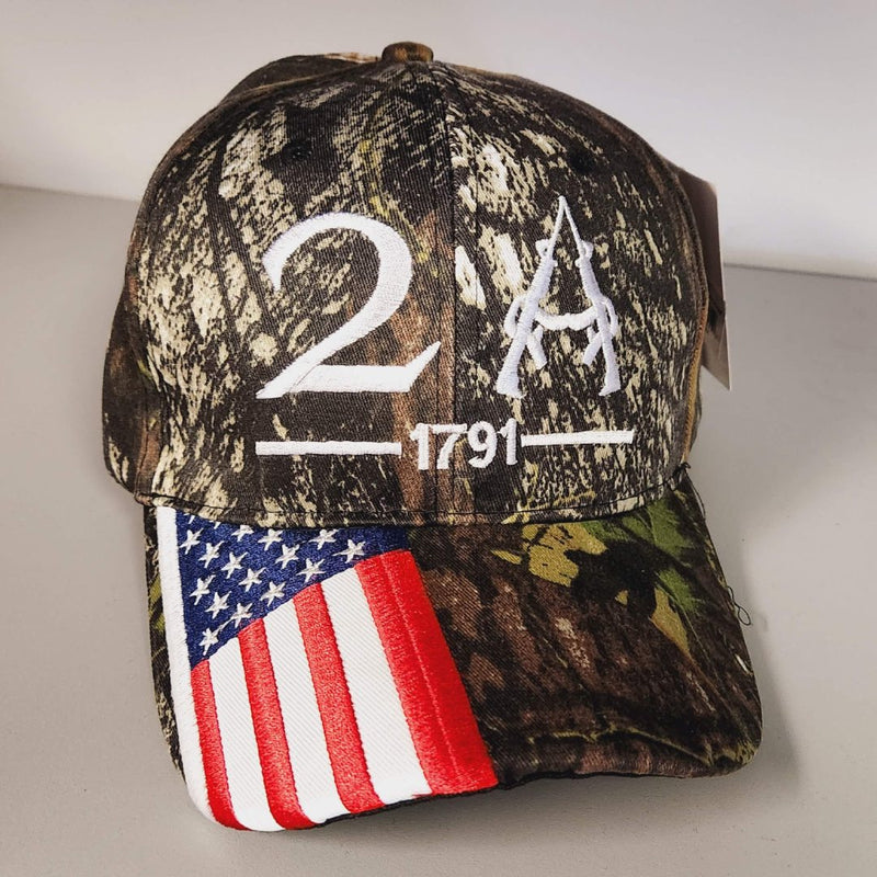 2A USA 1791 Camo Embroidered Cap