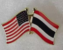 USA & Thailand Friendship Lapel Pin