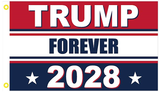 Trump Forever 2028 3'X5' Flag ROUGH TEX® 100D