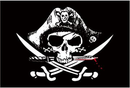Pirate with Knife Jolly Roger 2'x3' Flag ROUGH TEX® 100D