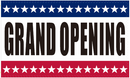 Grand Opening Red White & Blue 3'X5' Flag ROUGH TEX® 100D