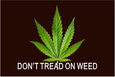 Don't Tread On Weed 3'X5' Flag ROUGH TEX® 100D