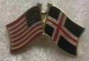 USA & Iceland Friendship Lapel Pin