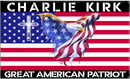 Charlie Kirk Great American Patriot USA Eagle 3'X5' Flag ROUGH TEX® 100D