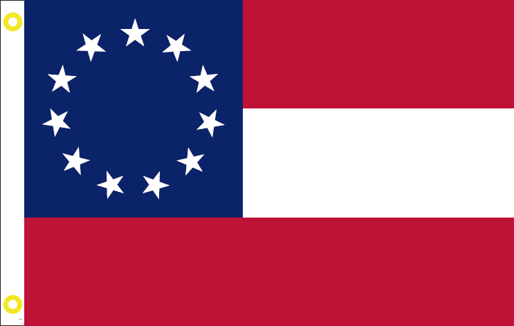 Stars & Bars 11 Stars 10'x15' Flag ROUGH TEX® 600D