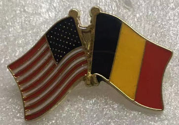 USA & Romania Lapel Pin