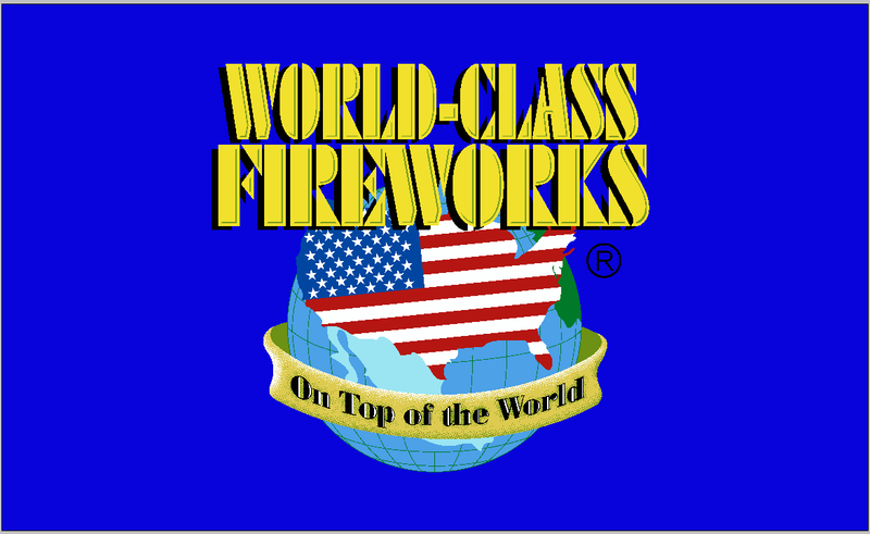 World Class Fireworks Blue 3'x5' Flag ROUGH TEX® 68D