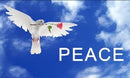 Peace Dove 3'x5' Flag ROUGH TEX® 68D