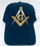 Mason Compass Shade Navy Blue Embroidered Cap