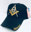 Mason Compass Shade Black Embroidered Cap