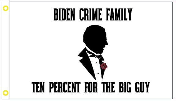 Biden Crime Family 3'X5' Flag ROUGH TEX® 100D Trump Nation
