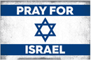 Pray For Israel 4'x6' Flag Rough Tex® 100D
