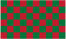 Checkers Red & Green 3'X5' Flag ROUGH TEX® 100D