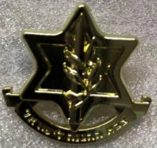 Israel Defense Force Gold Lapel Pin