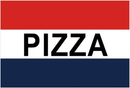 Pizza Red White Blue 3'X5' Flag ROUGH TEX® 100D