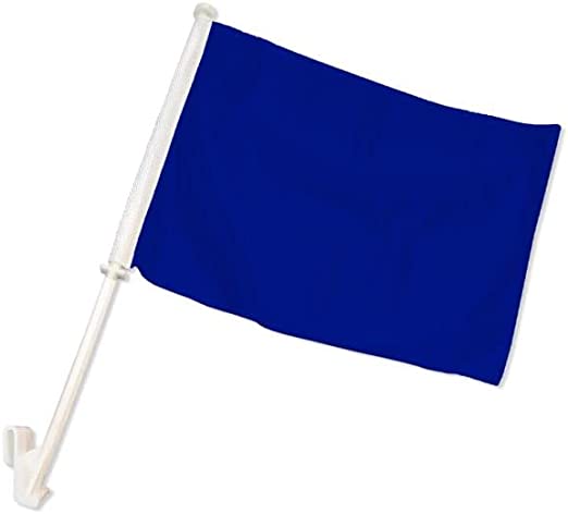 Blue 12"x18" Car Flag Flag ROUGH TEX® 68D